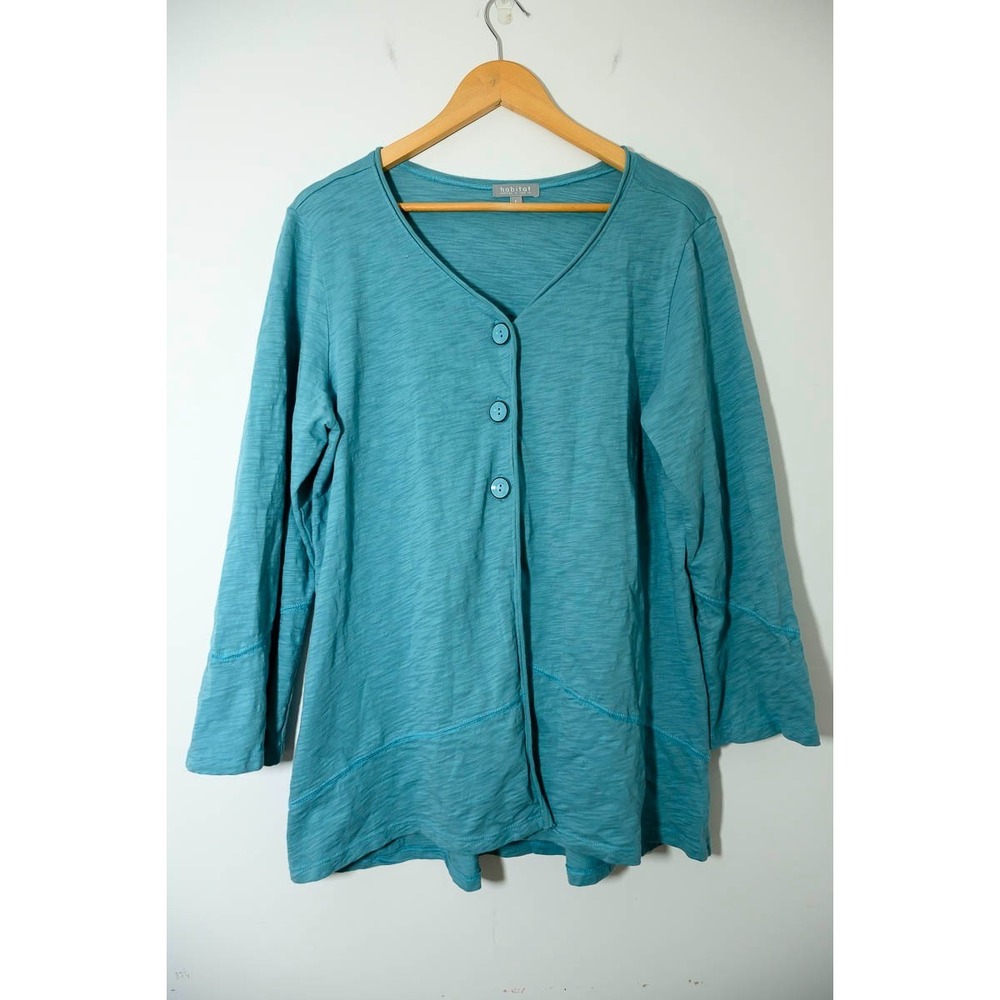 Habitat Top L Blue Tunic Cotton